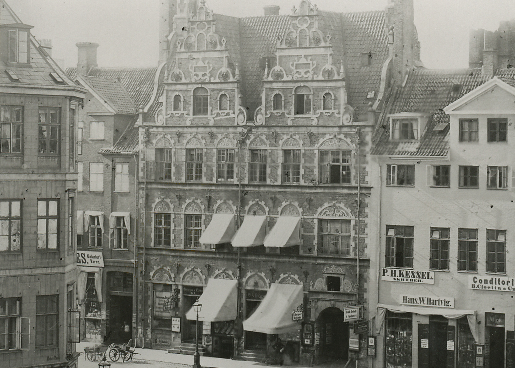 An old image from the archives of Royal Copenhagens Flagship store in Copenhagen